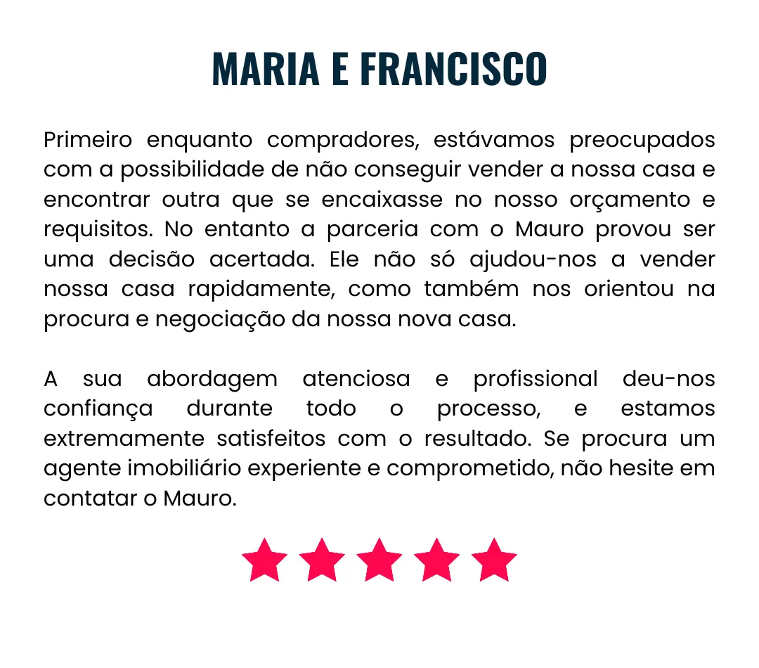 Primeiro enquanto compradores, estávamos preocupados com a possibilidade de não conseguir vender a nossa casa e encontrar outra que se encaixasse no nosso orçamento e requisitos. no entanto a pa (1)